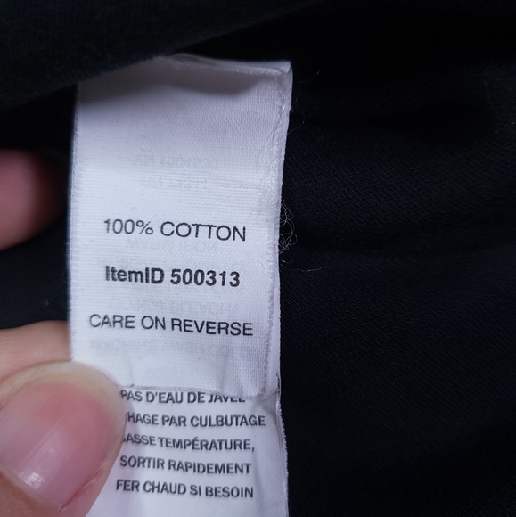 L.L. Bean 100% Cotton Square Neck Black Longsleeve Tee Size L - Picture 6 of 9